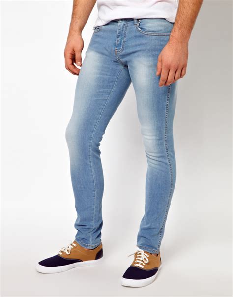 Dr Denim Snap Skinny Jeans In Blue For Men Lyst