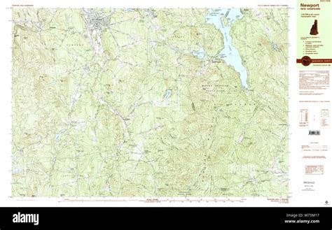Usgs Topo Map New Hampshire Nh Newport 329909 1984 25000 Restoration