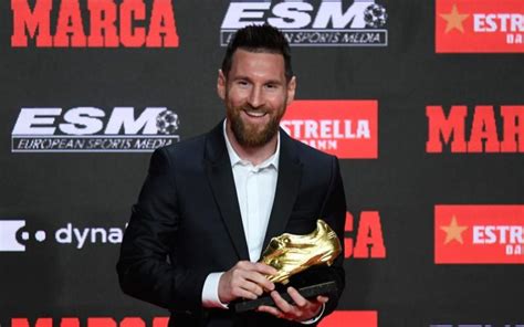 Lionel Messi Receives Golden Shoe After Stunning 36 La Liga Goals Last
