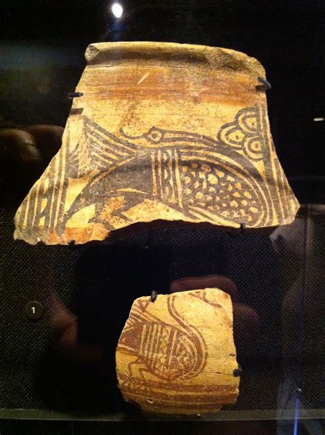 Dead Sea Scrolls Exhibit Philistine Pottery With Bird Moti Flickr