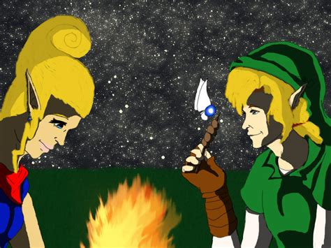 The Legend Of Zelda Tangled In Time Camping By Twilightkeyblade928 On