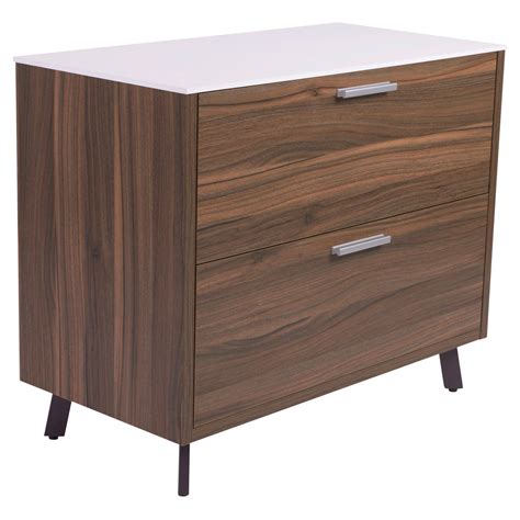 Euro Style Hart Lateral File Cabinet Office Furniture Modern Modern