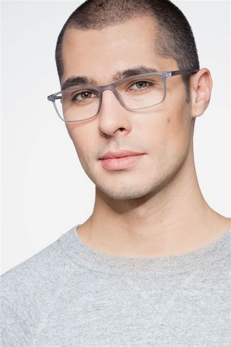 Sullivan Matte Gray Plastic Eyeglass Frames For Men From Eyebuydirect Eyebuydirect Eyeglasses