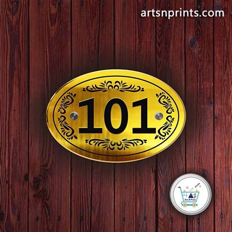 Looking For Best Quality Brass Door Number Plates