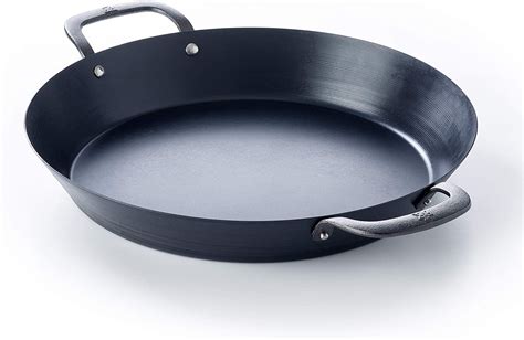 Bk Black Steel Seasoned Carbon Steel Paella Pan 15 Amazonae Kitchen