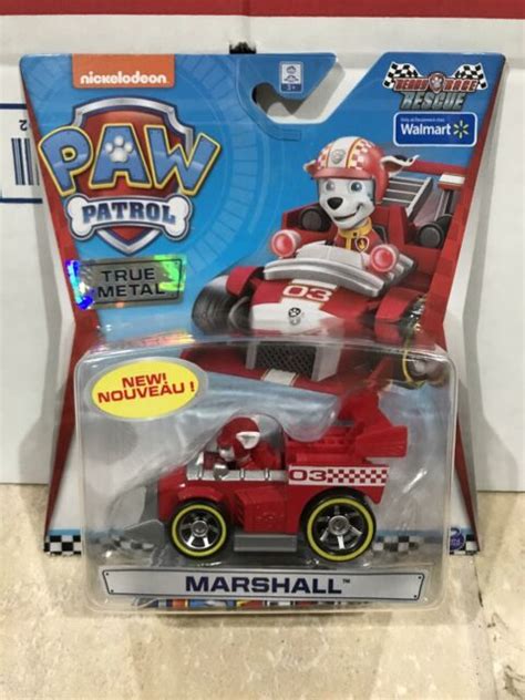 New Paw Patrol Ready Race Rescue Marshall Toy True Metal Car Rare Ebay