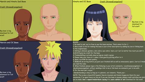 Naruto And Hinata Sad Base By Shinanapixelbases On Deviantart