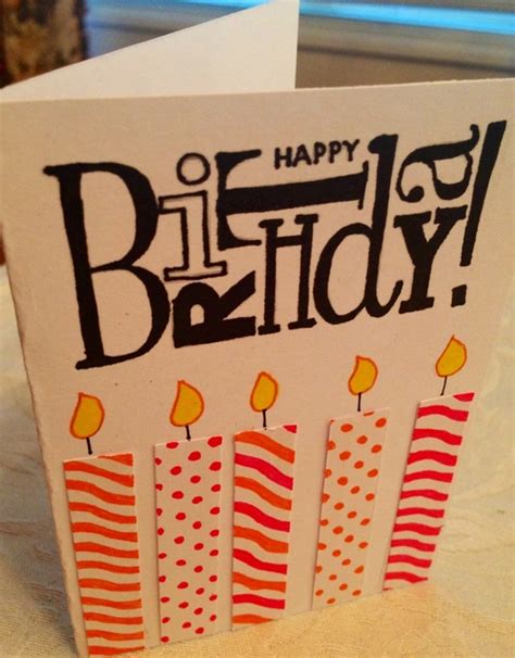 35 Beautiful Handmade Birthday Card Ideas Hobby Lesson