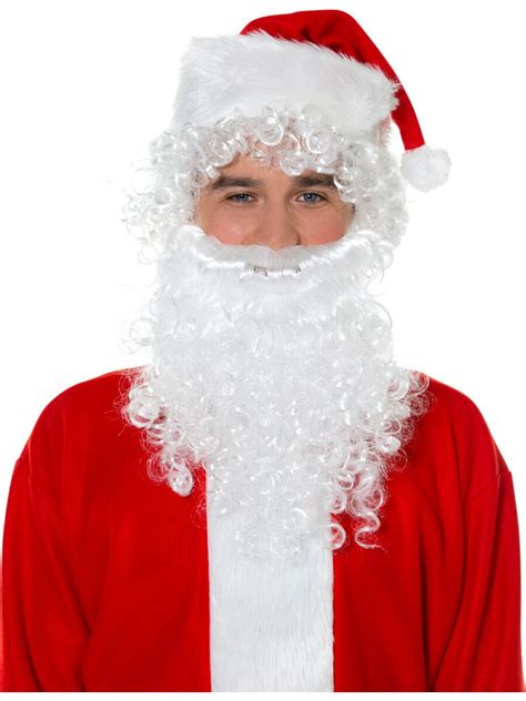 Santa Claus Classic Wig And Beard Set Costume Accessory