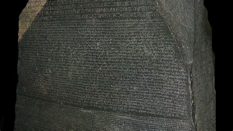 today in history july 15 1799 rosetta stone discovered helped decipher egyptian hieroglyphics