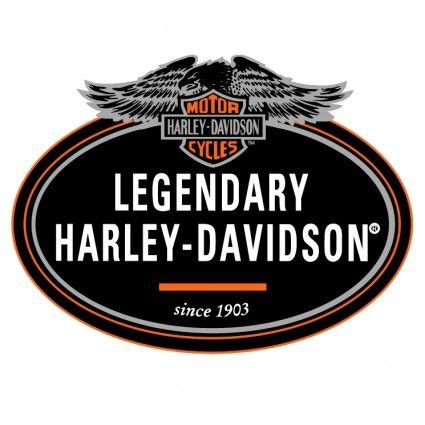 The Logo For Harley Davidson Is Shown Here