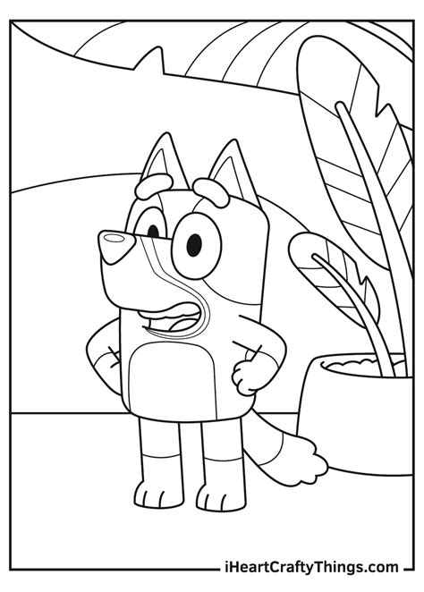 Bluey Printable Coloring Pages Printable Word Searches