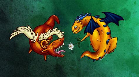 Dragon Friends By Amadoodles On Deviantart