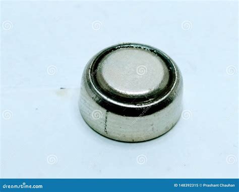 A Picture Of Round Battery Stock Image Image Of Energy Alkaline
