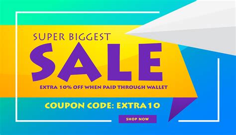 creative sale discount banner poster design template for adverti ...