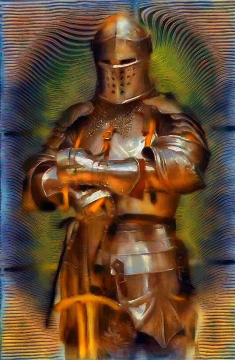 The Knight In Shining Armor Digital Art By Mario Carini Pixels