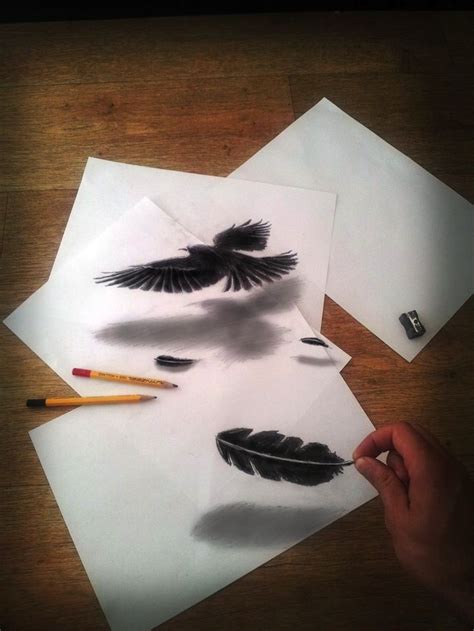 Mind Boggling 3d Drawings On Flat Sheets Of Paper By Jjk Airbrush 3d