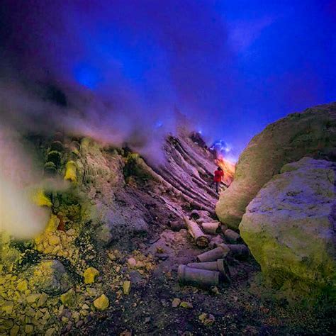 Ijen Crater Blue Fire Tour From Bali Yogyakarta Tour Bali Packages