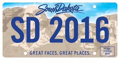 New South Dakota License Plate Design Unveiled For 2016 Local