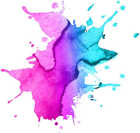 Download Hd Watercolor Paint Splatter Png Image Royalty Free Stock