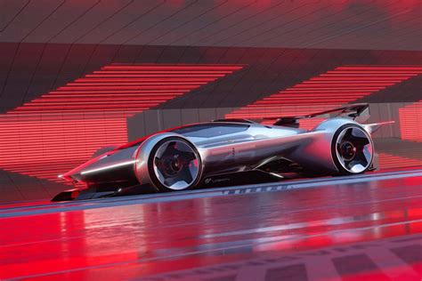 2022 Ferrari Vision Gran Turismo Concept Side View Autobics