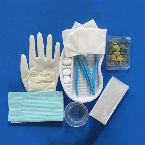 Customzied Wound Care Packs Medical Sterile Basic Dressing Set Kit