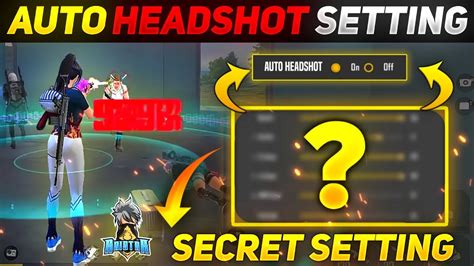 Free Fire Auto Headshot Settings In Must Try These Settings