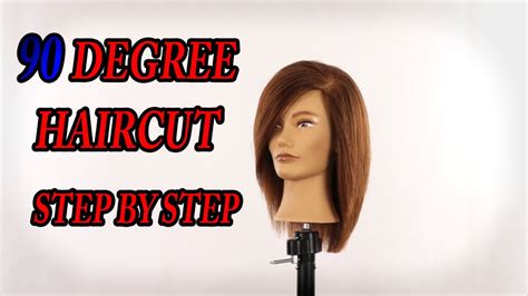 90 Degree Haircut Step By Step Tutorial Youtube