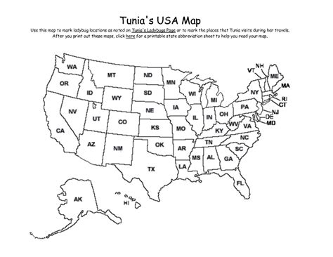 Free Printable Map Of United States With States Labeled Printable Map