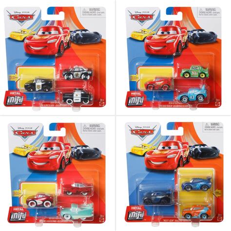 Die Cast Vehicles Toys Disney Pixar Cars Mini Racers Assortment Toys