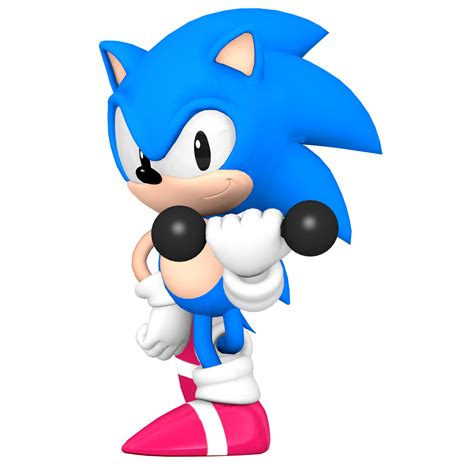 Classic Sonic Are You Up 2 It Render By Bandicootbrawl96 On Deviantart