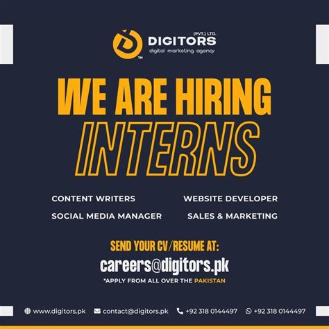 Alert📢 We Are Hiring Interns Join Our Team To Become An Expert In Content Writing Sales And