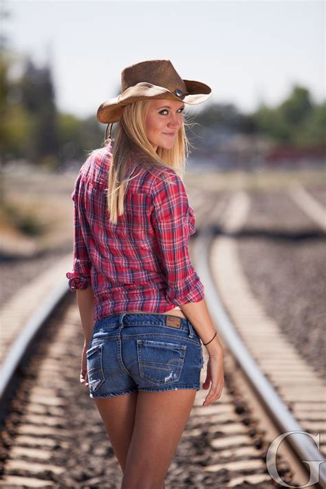 Brooke White Country Girls Hot Country Girls Railroad Photoshoot