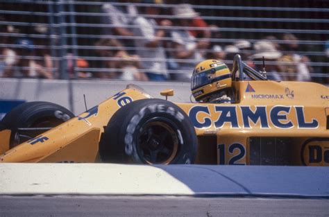 Ayrton Senna 1987 Australian Grand Prix Adelaide Taken By Me This