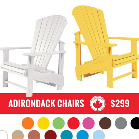 Find all cheap adirondack chair clearance at dealsplus. Adirondack Chairs 🍁 These Canadian made chairs are ...