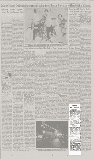 Vietnam War Casualties The New York Times