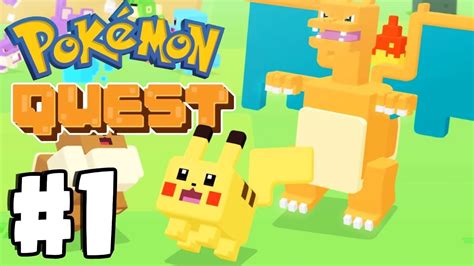 New Free Mobile Pokemon Game Pokemon Quest Gameplay Walkthrough Part 1