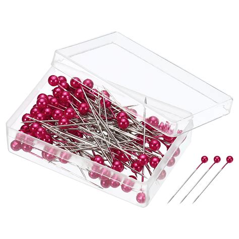 Uxcell Pearlized Sewing Pins Ball Head Needle Straight Quilting Pin