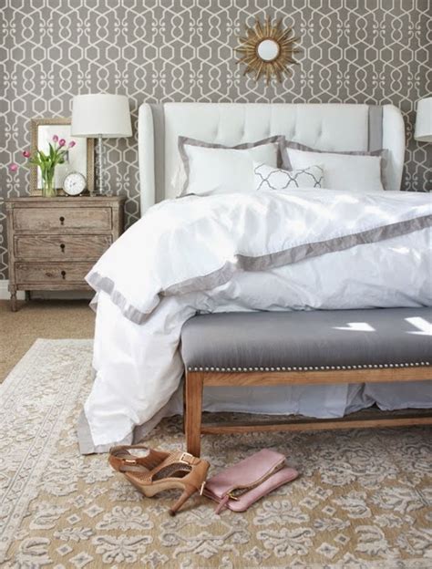 Eat Sleep Decorate An Accent Wall With Wallpaper Master Bedroom