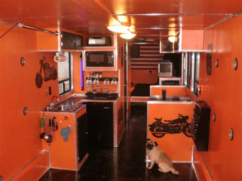 Home Built Toy Hauler Made From A 28 Ft Enclosed Trailer Enclosed