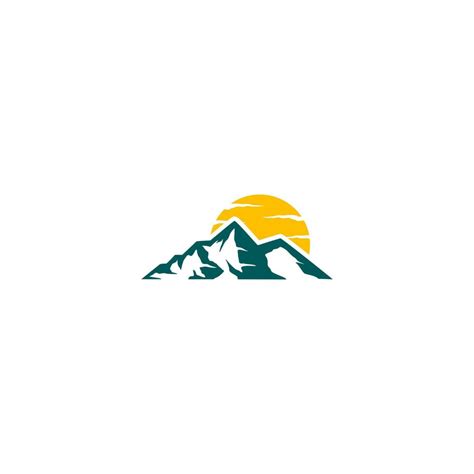 Mountain Logo Design Mountain View Logo 19521153 Vector Art At Vecteezy
