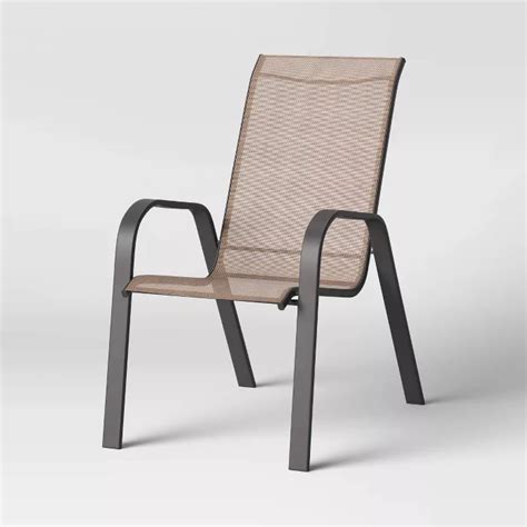 Sling Stacking Patio Chair - Room Essentials™ in 2021 | Stacking patio