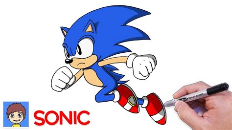 Comment Dessiner Sonic Running étape Par étape Sonic The Hedgehog