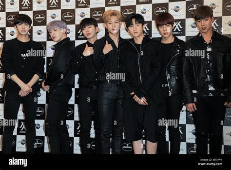 Monsta X May 19 2017 Members Of South Korean K Pop Boy Band Monsta