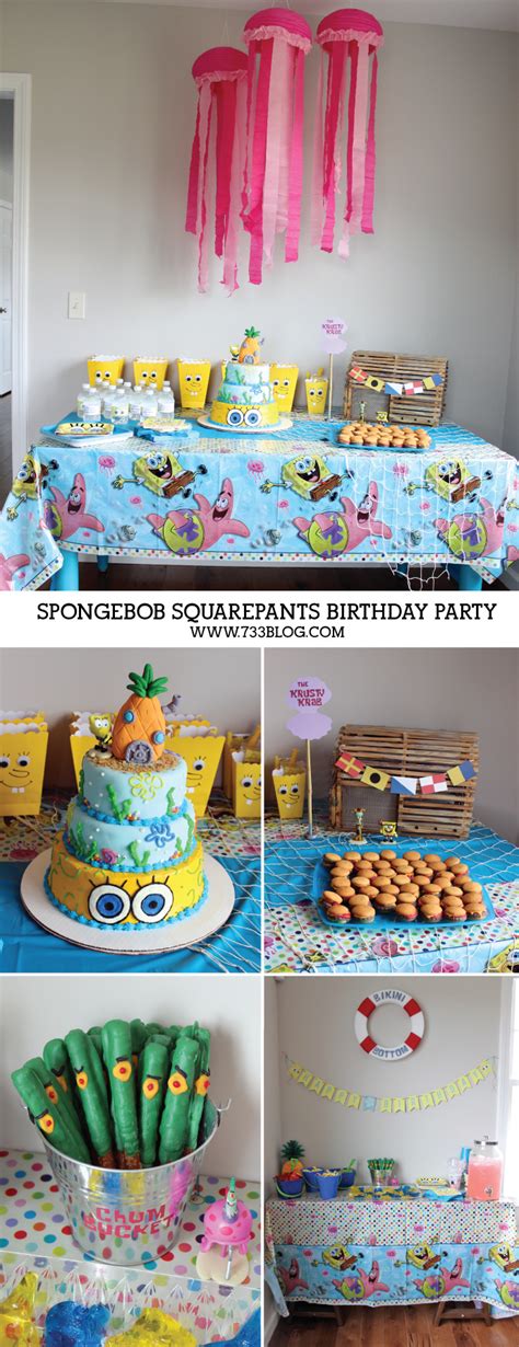 Spongebob Squarepants Birthday Party Ideas