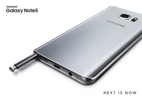 The most powerful and beautiful note to date. Samsung Galaxy Note 5 Silver 5.7" (2560x1440) 64GB Mobile ...