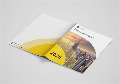 Company Profile Cover Template On Behance