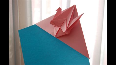Paper Peace Crane Bookmark Origami Youtube