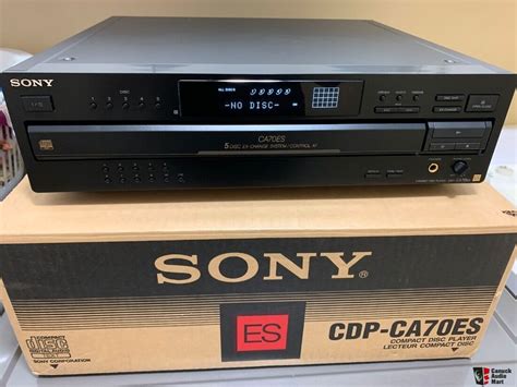 Sony Cdp Ca70es 5 Disc Audiophile Cd Changer W Remote Photo 2353941