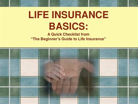 Life Insurance 101 Basics For Beginners